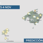 El tiempo para este jueves: alerta amarilla por fuertes lluvias en Mallorca y Menorca