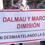 Trabajadores de la EMT de Palma exigen la dimisión del regidor Dalmau por los recortes de líneas