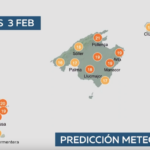 El Tiempo para este jueves: temperaturas máximas de 18 grados en el norte y el sur de Mallorca