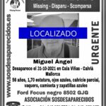 Localizado el hombre de 56 años desaparecido en Calvià