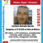 Se busca a Luciano Estrada, desaparecido en Palma el lunes...