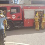 Endesa realiza un simulacro de emergencia de incendio en la central de Cas Tresorer