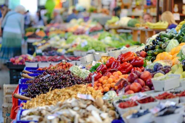 frutas y verduras, mercado