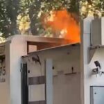 Un camión de Emaya arde en las calles de Palma
