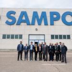 El gobernador de Puerto Rico visita la planta de Energía de Sampol en el Aeropuerto de Madrid Barajas