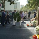 Recuerdo en Palmanova a los guardias civiles asesinados por ETA en 2009 Diego Salvá y Carlos Sánez de Tejada