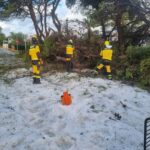 La tormenta castiga el municipio de Ciutadella en Menorca