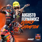 Augusto Fernández es campeón del mundo de Moto2!!!
