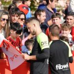 Más de un millar de aficionados acuden al entrenamiento del Real Mallorca