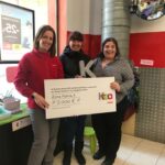 Trabajadores de Eroski en Palma ganan un premio de 2.000 euros y lo donan a ASPANOB