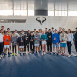 100 jóvenes tenistas ucranianos en la Rafa Nadal Academy