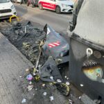Los pirómanos vuelven a actuar en Palma quemando contenedores y coches