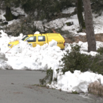 El 112 pide precaución y no subir a la Serra a ver la nieve, para evitar incidentes
