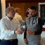 Dani Rodríguez, futbolista del Real Mallorca, ha recibido el Premio Jugam a Fora de Joc
