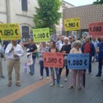 Los pensionistas reclaman una pensión mínima de 1.080 euros