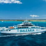 El 'Cap de Barbaria' de Baleària, el primer 'ferry' eléctrico de España, empieza a navegar entre Ibiza y Formentera