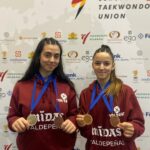 Noa Campillo Andrés y Dolça Criado brillan en el Campeonato de Europa de Taekwondo