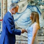 Felipe VI despacha por primera vez con las nuevas autoridades de Baleares en el Palau de l'Almudaina