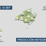 El tiempo del viernes / Chubascos localmente fuertes y tormentas, preferentemente al oeste del archipiélago