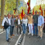 Representantes del PP Balears presentes en la manifestación contra la amnistía en Barcelona