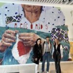 Pedro Vidal, Director General del departamento de Cultura del Govern, visita el centro comercial Porto Pi para conocer los murales solidarios de LET’S ART! Festival