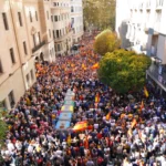 Miles de manifestantes en la movilización contra la amnistía en Palma