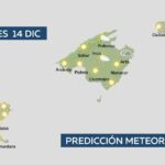 El tiempo del jueves: alertas amarilla en Ibiza, Formentera y Mallorca y naranja en Menorca por temporal marítimo