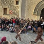 Los más pequeños vibran con el primer baile de 'dimonis' en la Rectoría de Sant Llorenç