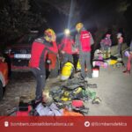 Bombers de Mallorca rescatan a ocho barranquistas en el Torrent de sa Fosca