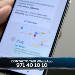 Este viernes se ha estrenado en Palma la posibilidad de solicitar un taxi a través de WhatsApp