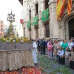 El Consell de Mallorca se engalana para la procesión del Corpus Christi