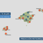 Tercer día consecutivo en Baleares de alerta naranja por la ola de calor