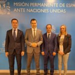 El presidente del Consell, Llorenç Galmés, es recibido por el embajador español en la ONU, Héctor Gómez