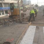 Comienzan las obras de reparación del pavimento del Paseo de la Mar de Sant Antoni de Portmany