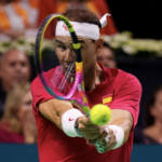 Rafel Nadal pierde el primer punto ante Holanda