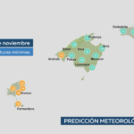 El miércoles se mantienen las altas temperaturas en Baleares con cielos nubosos y brumas matinales