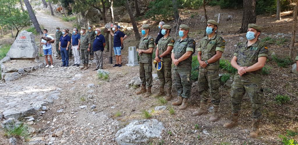 homenaje soldado Des Güell a Lluc a Peu